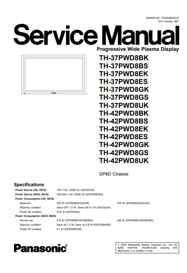 GP8D_TH-37PWD8BK, TH-37PWD8BS, TH-37PWD8EK, TH-37PWD8ES